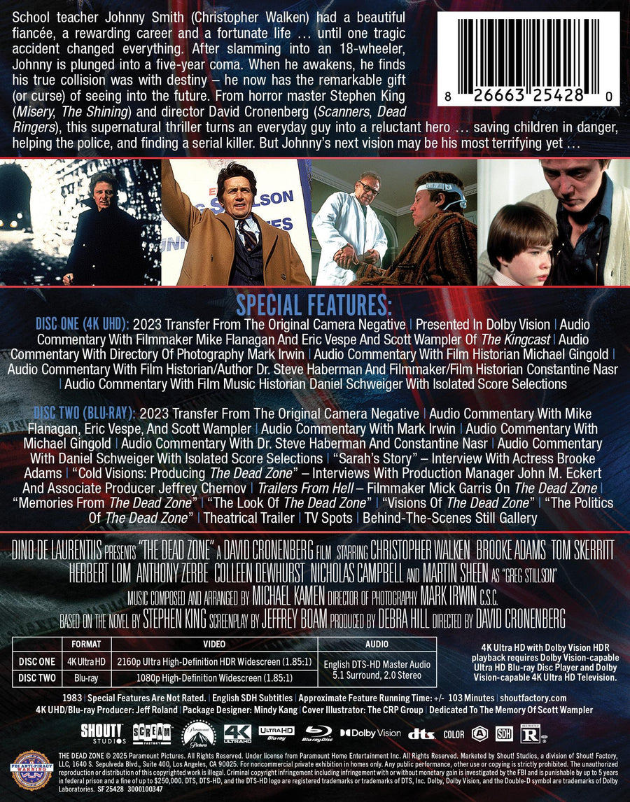 The Dead Zone - Limited Edition Steelbook [UHD]