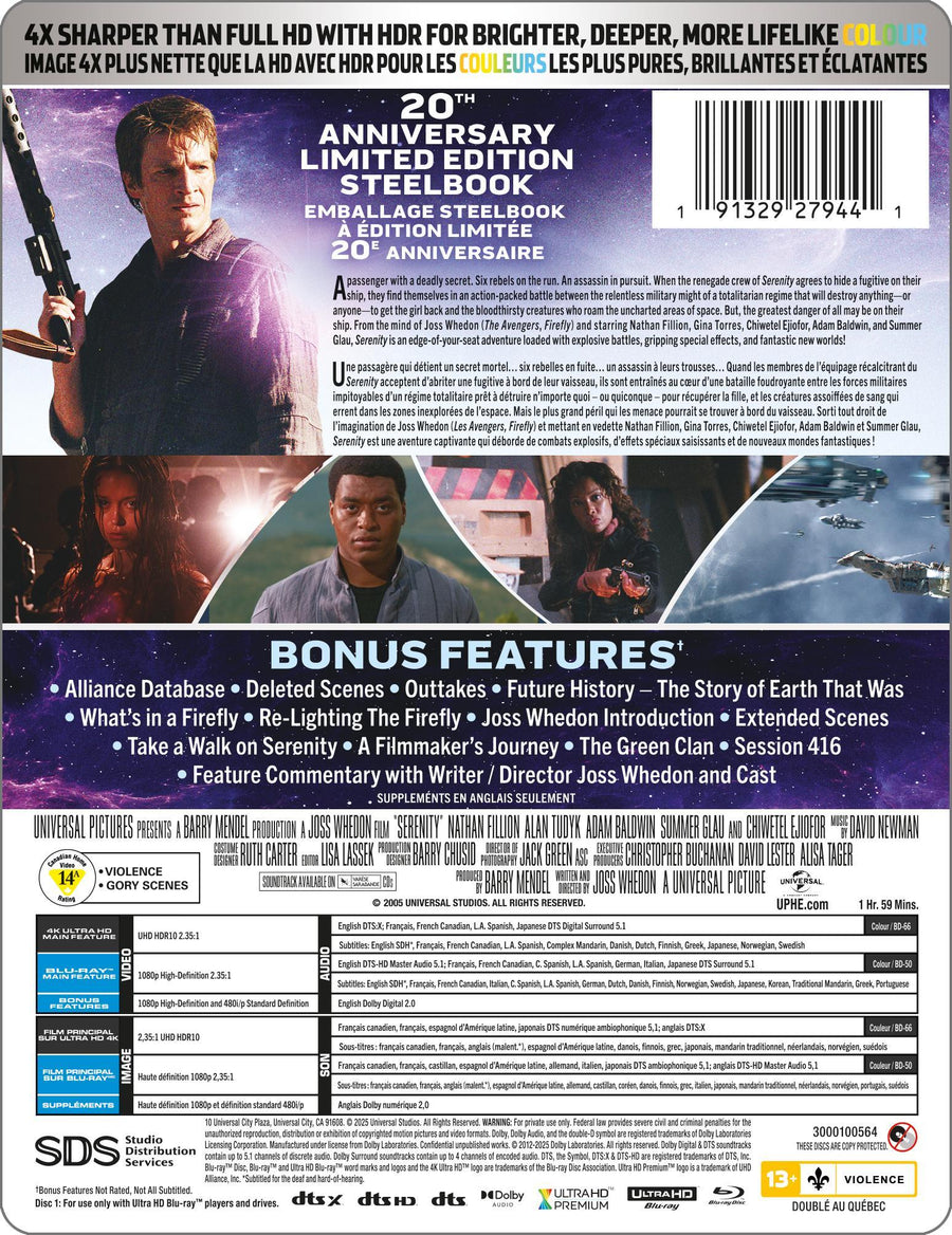 Serenity (4K Ultra HD + Blu-ray) [UHD]