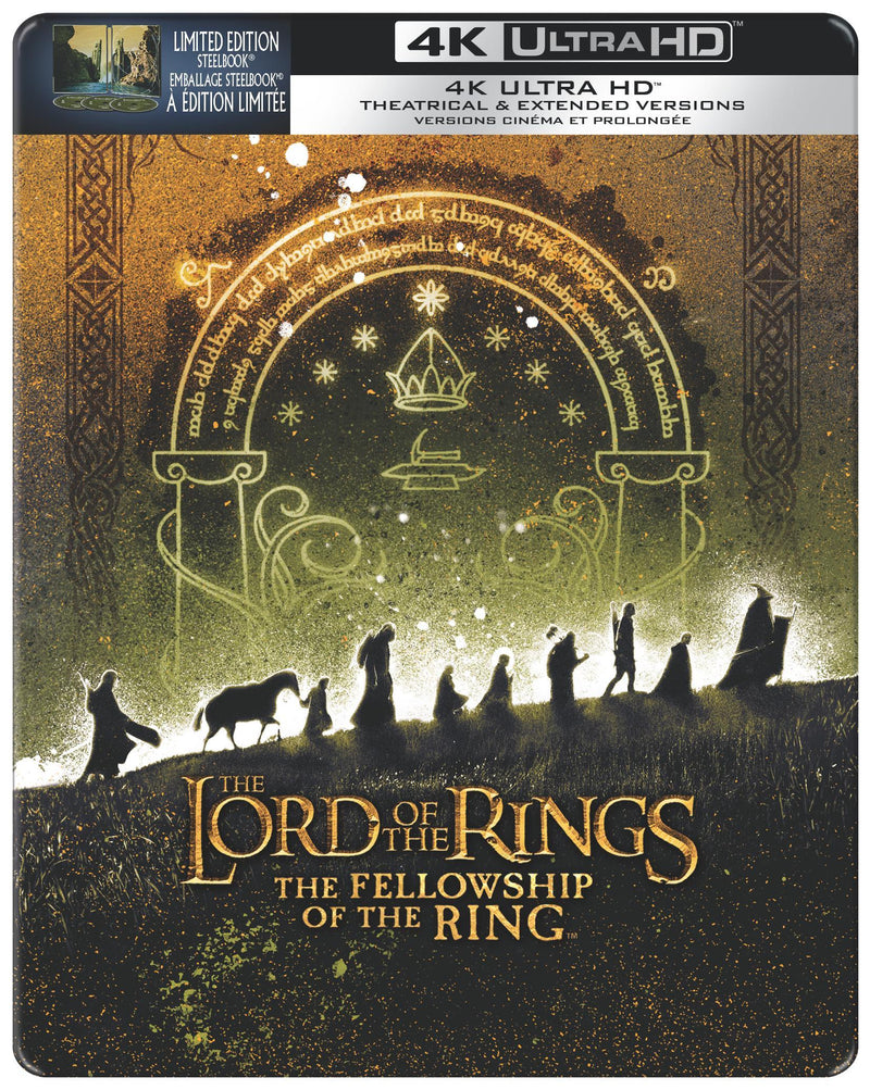 Lord of the Rings, The: The Fellowship of Ring (Extended & Theatrical) (Limited Edition Steelbook) [UHD]