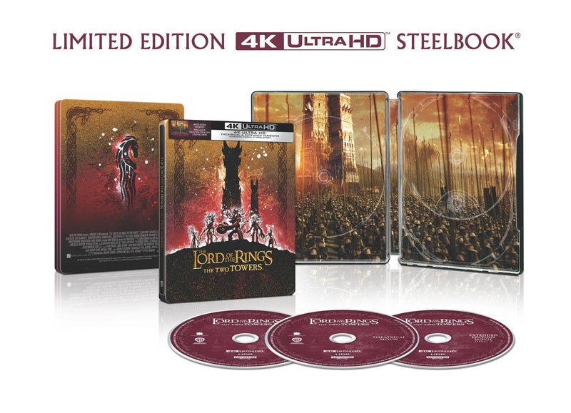 Lord of the Rings, The: The Two Towers (Extended & Theatrical) (Limited Edition Steelbook) [UHD]