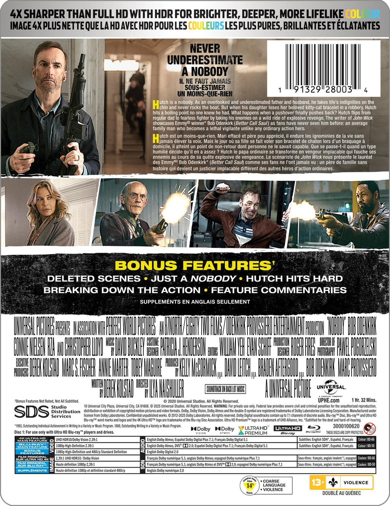 Nobody - Limited Edition Steelbook (Limited Edition Steelbook) [UHD]