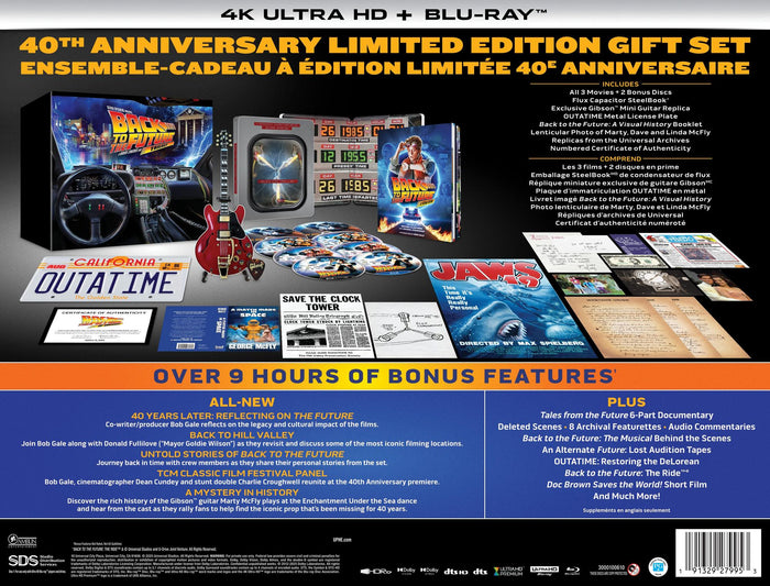 Back to the Future Trilogy - 40th Anniversary Limited Edition Gift Set [UHD]