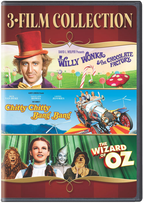 Chitty Chitty Bang Bang / Willy Wonka & The Chocolate Factory / Wizard of OZ Triple Feature [DVD]