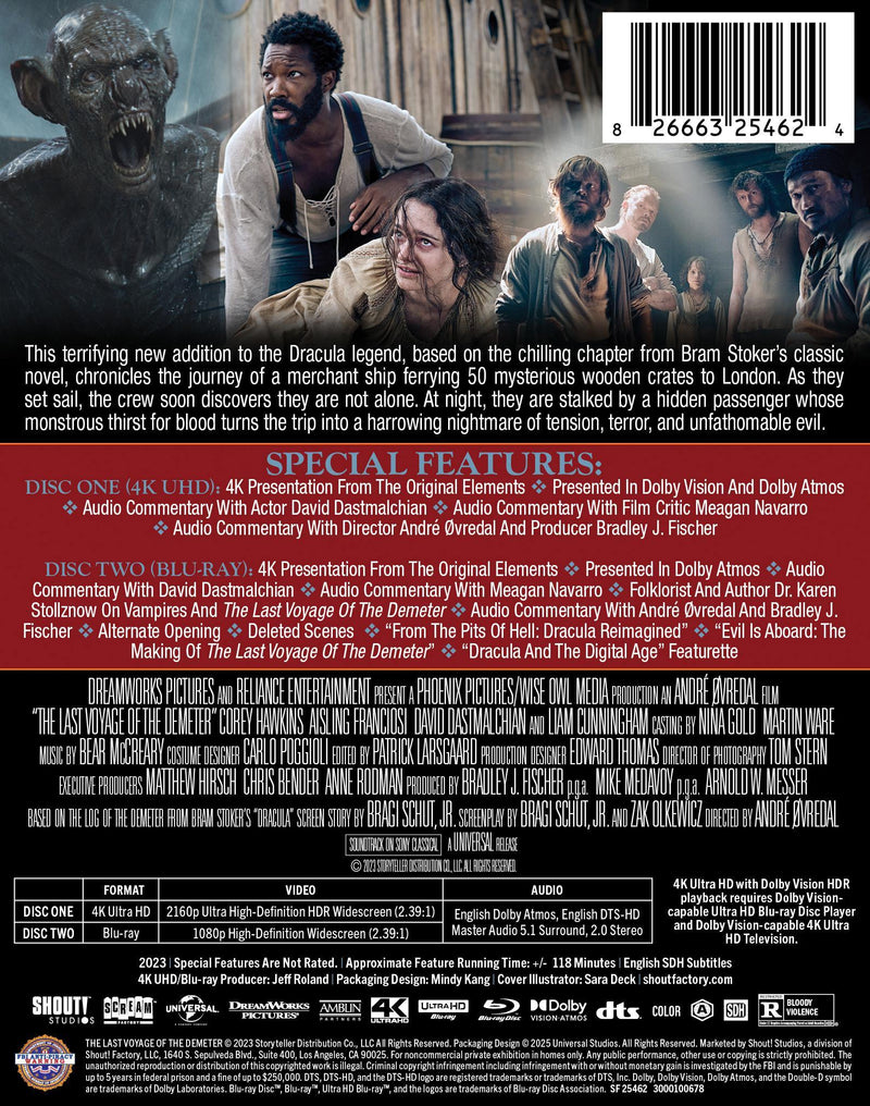 The Last Voyage of the Demeter - Limited Edition Steelbook [UHD]