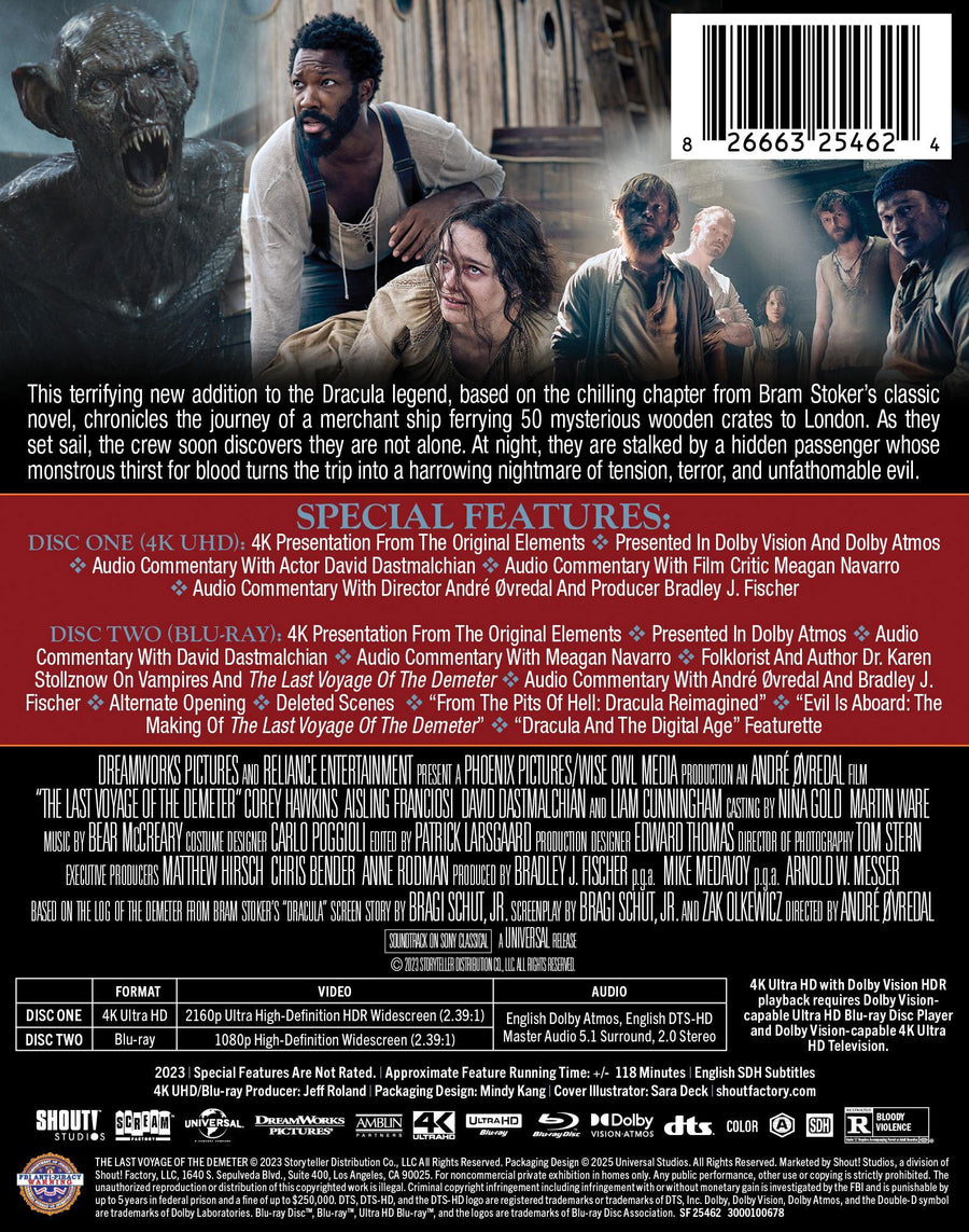 The Last Voyage of the Demeter - Limited Edition Steelbook [UHD]