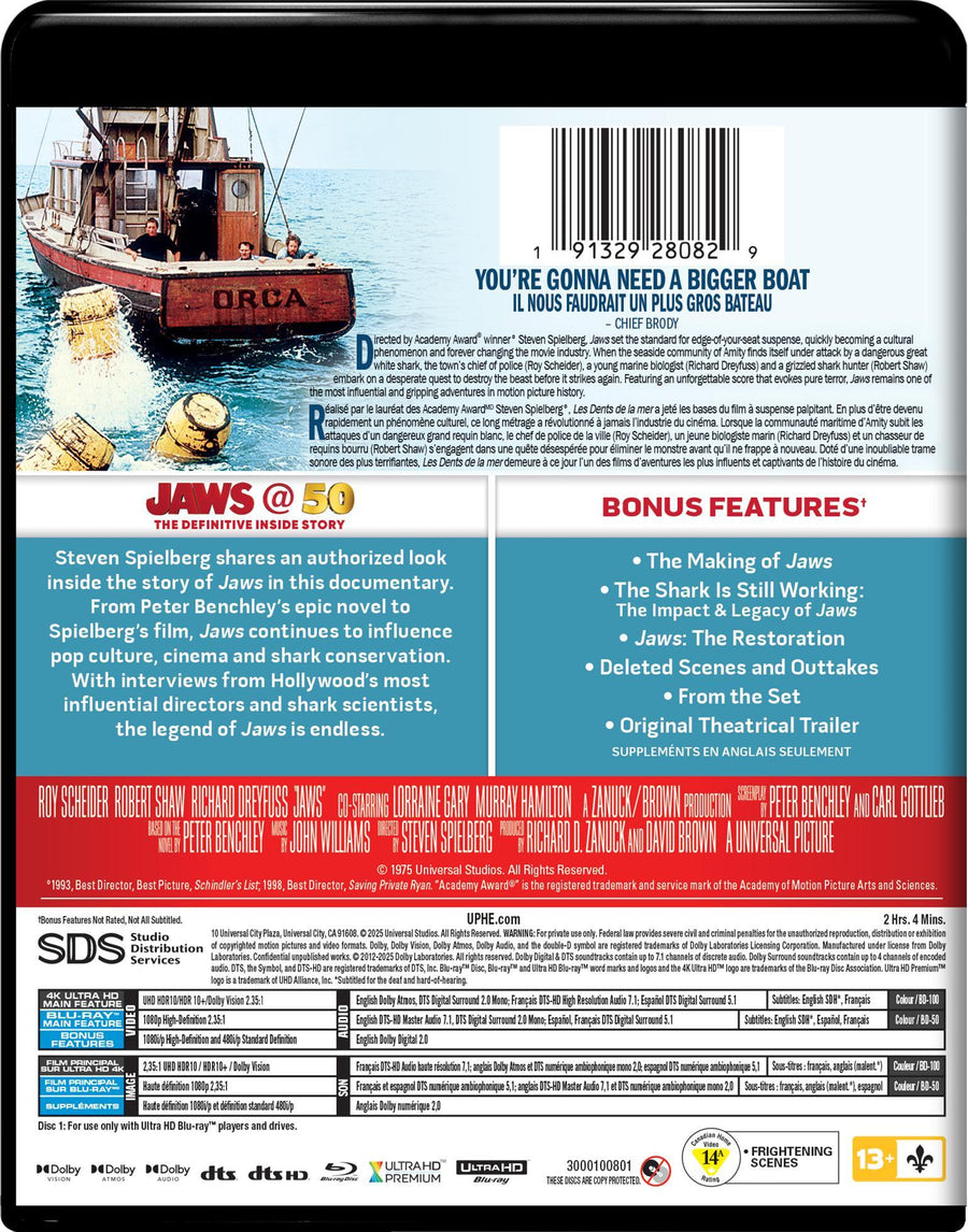 Jaws (4K Ultra HD + Blu-ray) [UHD]
