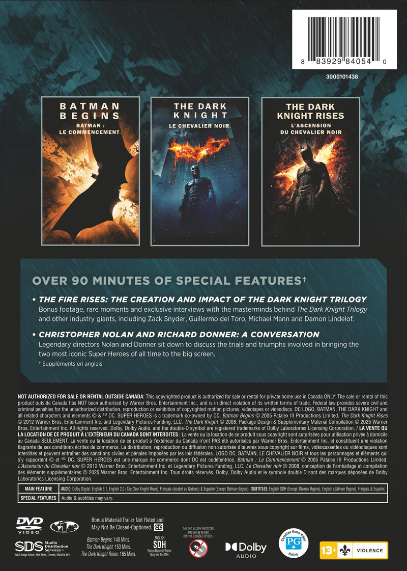 The Dark Knight Trilogy [DVD]