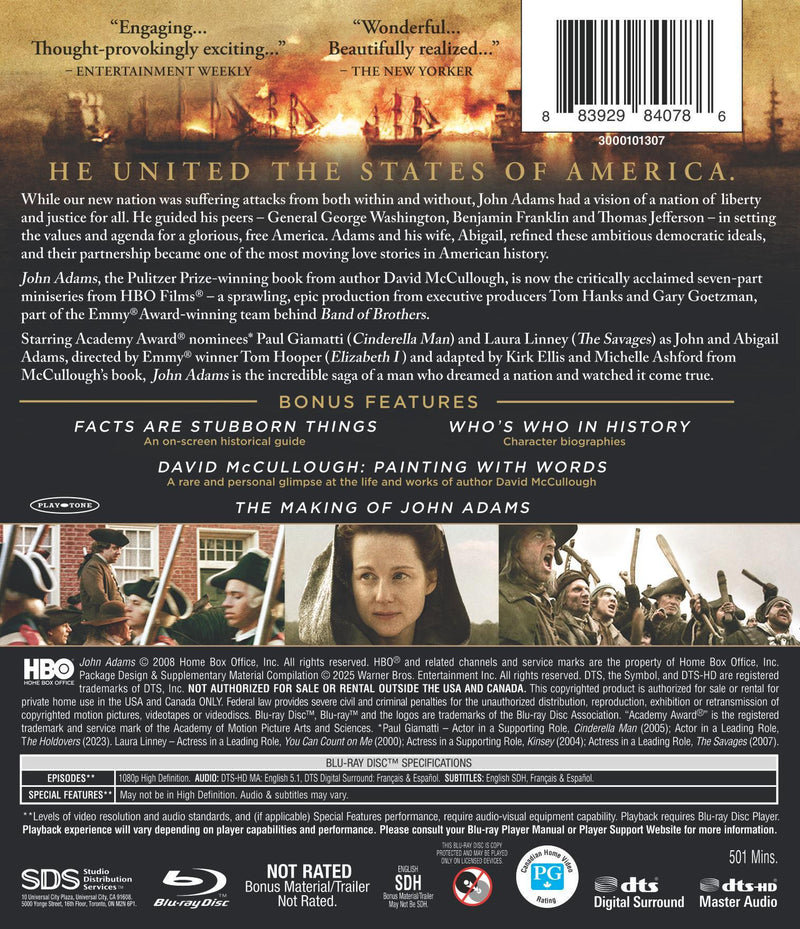 John Adams: Complete Series [Blu-ray]