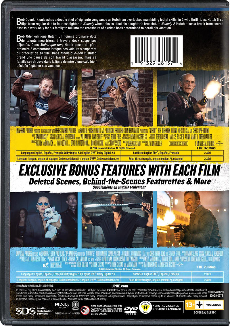 Nobody 2-Movie Collection [DVD]