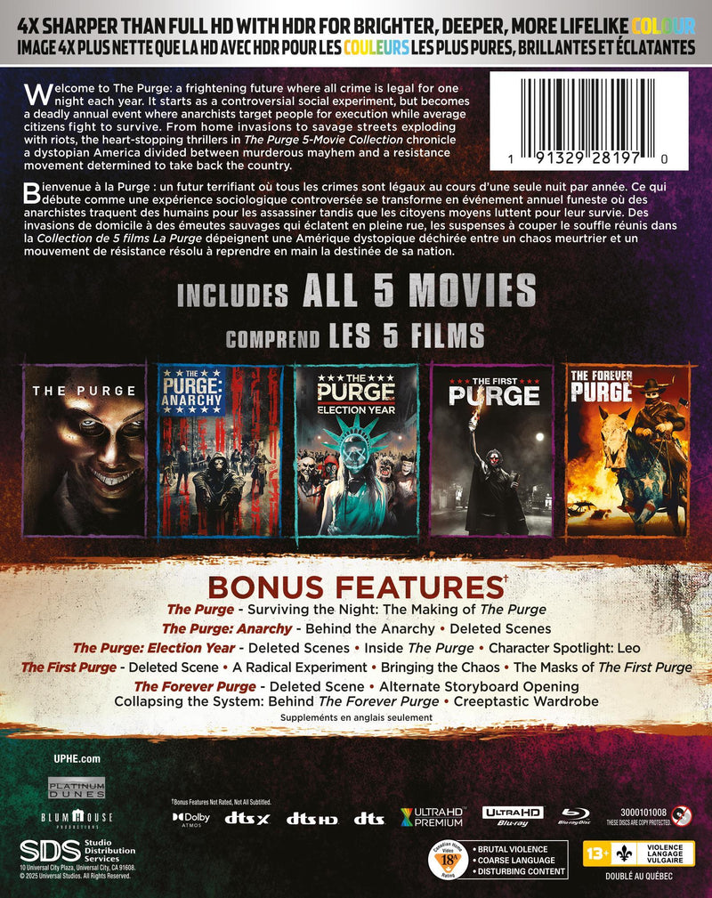 The Purge: 5-Movie Collection [UHD]
