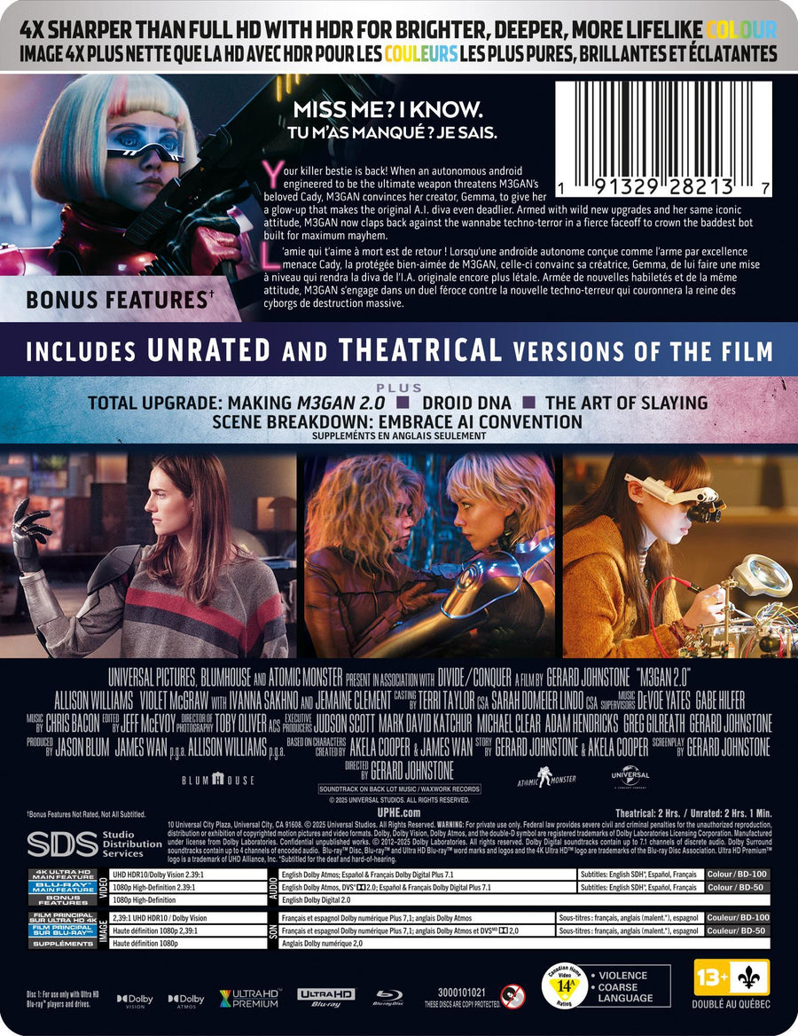 M3GAN 2.0 - Limited Edition Steelbook [UHD]