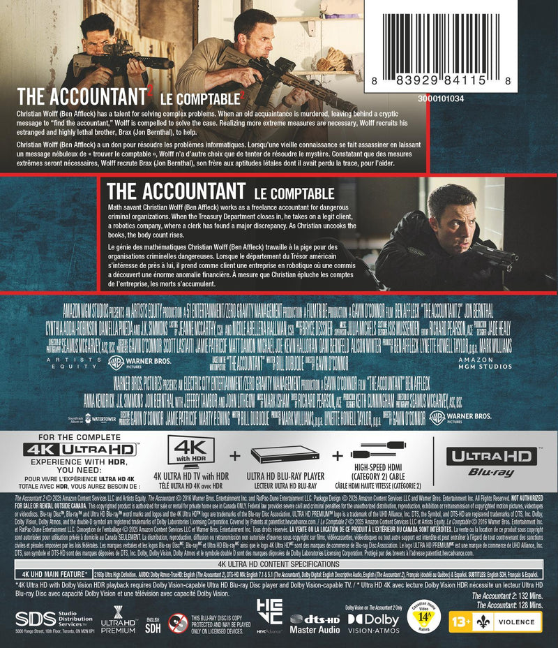 The Accountant - 2-Film Collection [UHD]