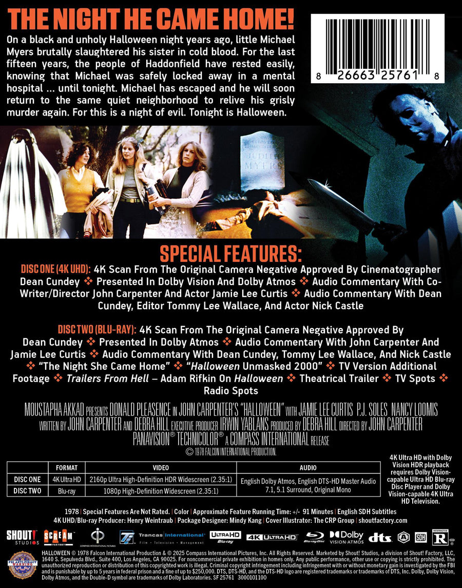 Halloween (1978) (Limited Edition Steelbook ) [UHD]