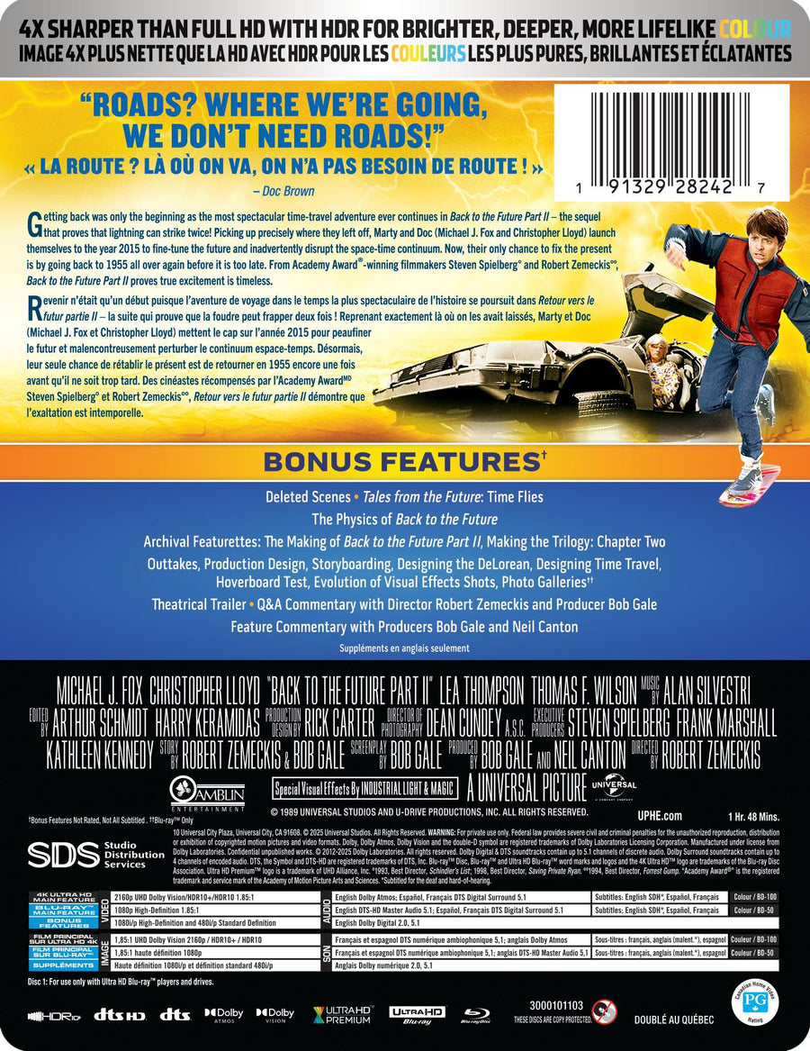 Back to the Future Part II - Limited Edition Steelbook  [UHD]