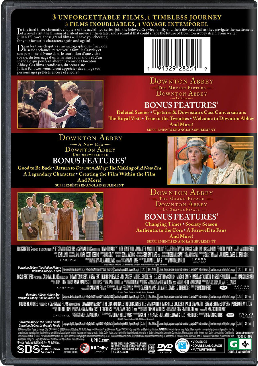 Downton Abbey: 3-Film Collection [DVD]