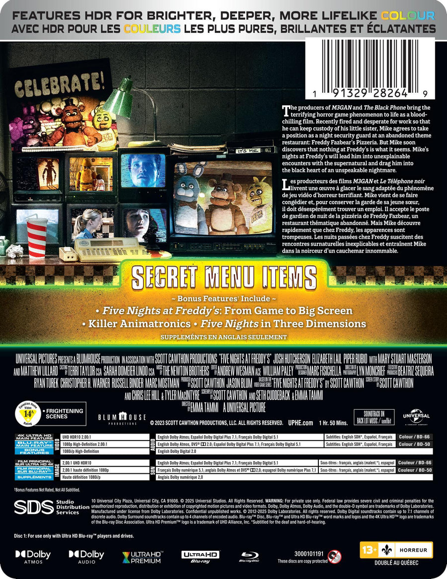 FIVE NIGHTS AT FREDDY'S - Limited Edition Steelbook [UHD]