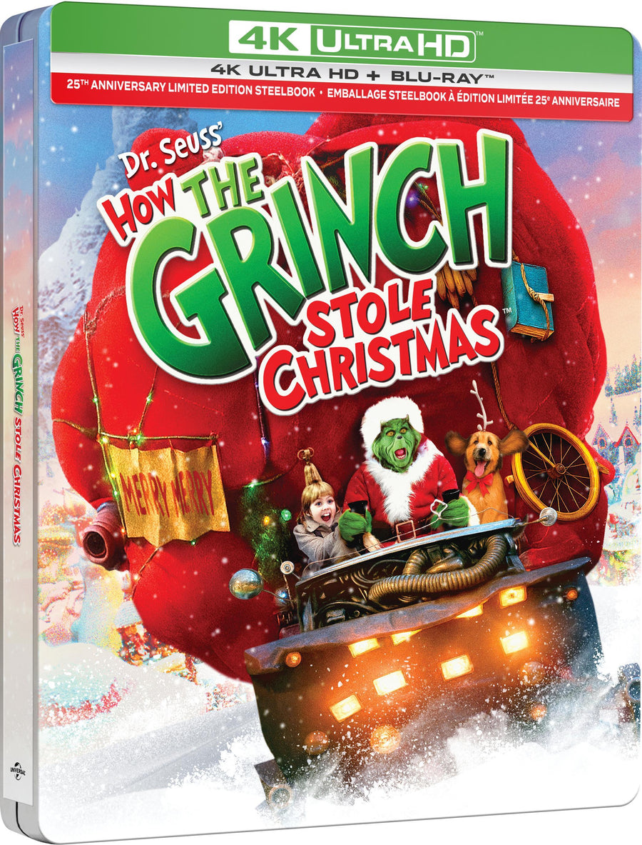 Dr. Seuss' How The Grinch Stole Christmas - Limited Edition Steelbook (25th Anniversary Edition) [UHD]