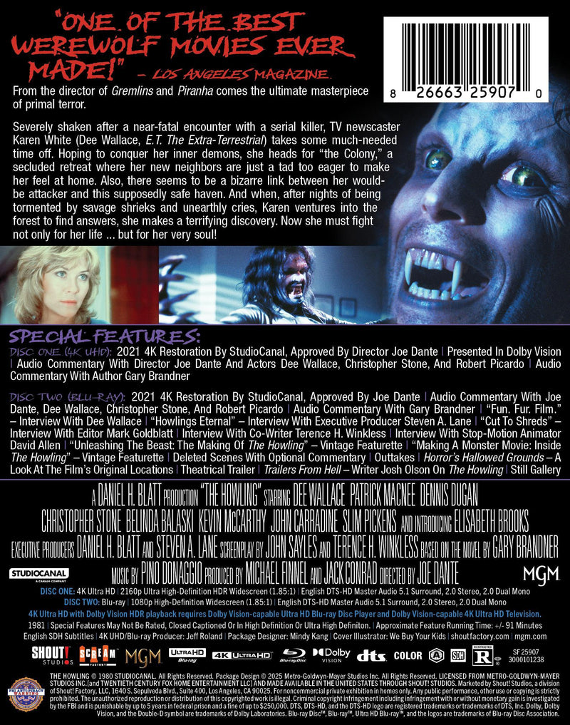 The Howling - Limited Edition Steelbook [UHD]