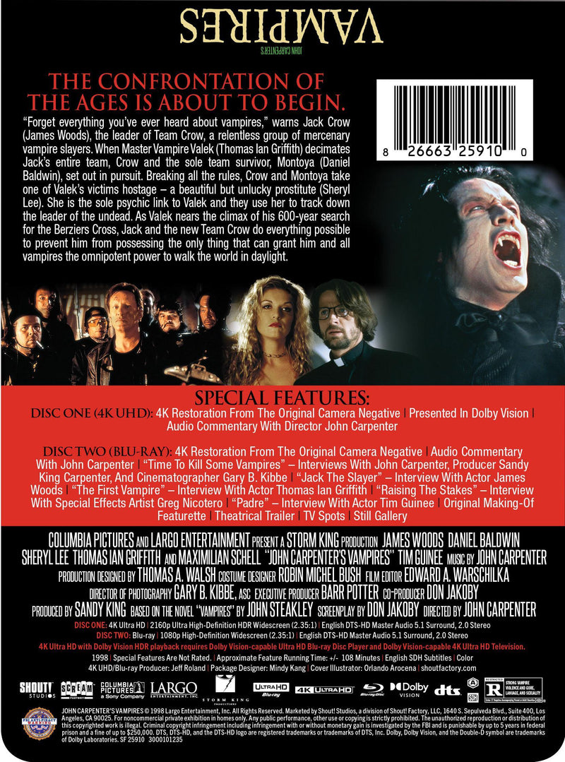 Vampires - Limited Edition Steelbook [UHD]