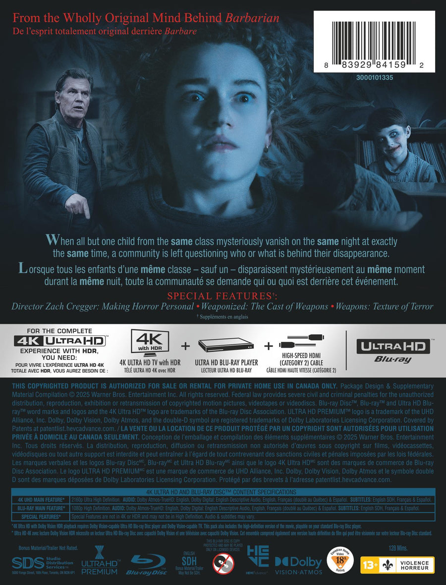 Weapons - Limited Edition Steelbook (Limited Edition Steelbook) [UHD]