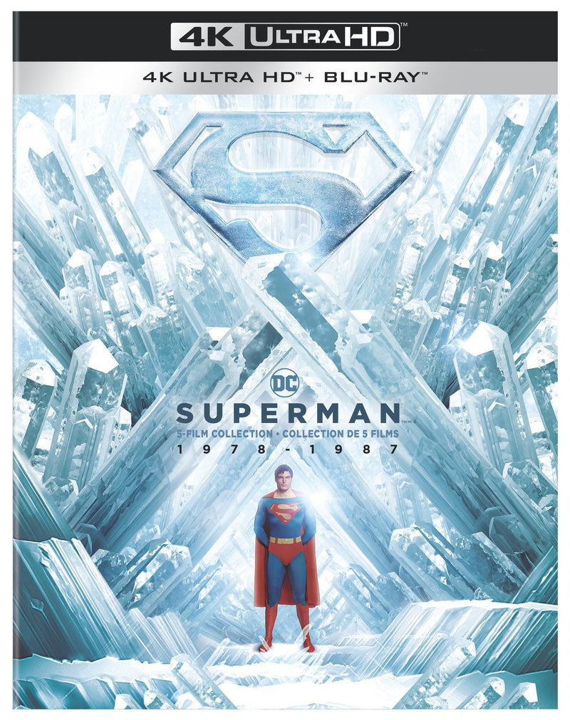 Superman 5- Film Col: I, II, II Donner Cut, III, IV [UHD]