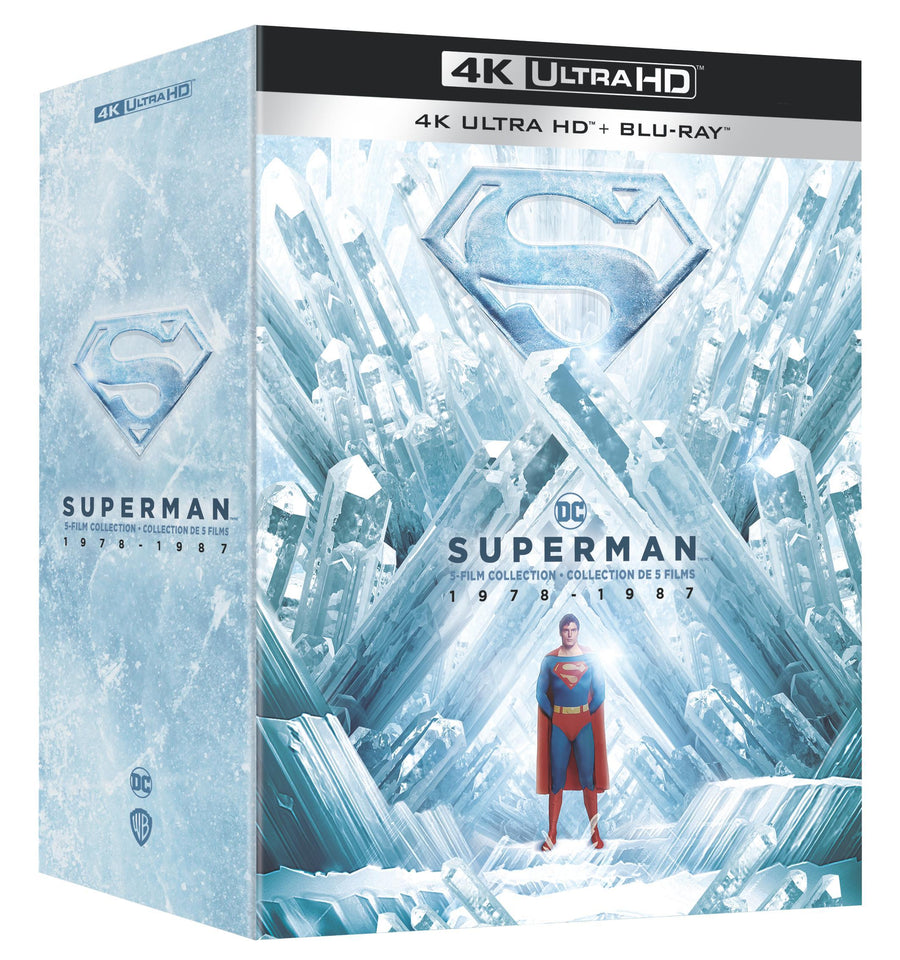 Superman 5- Film Col: I, II, II Donner Cut, III, IV [UHD]