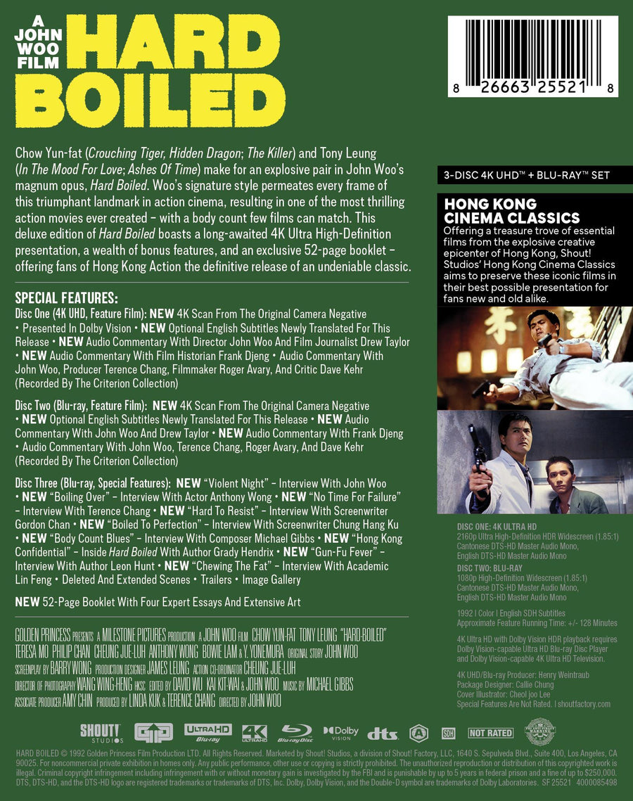 Hard Boiled (Deluxe Edition) [UHD]