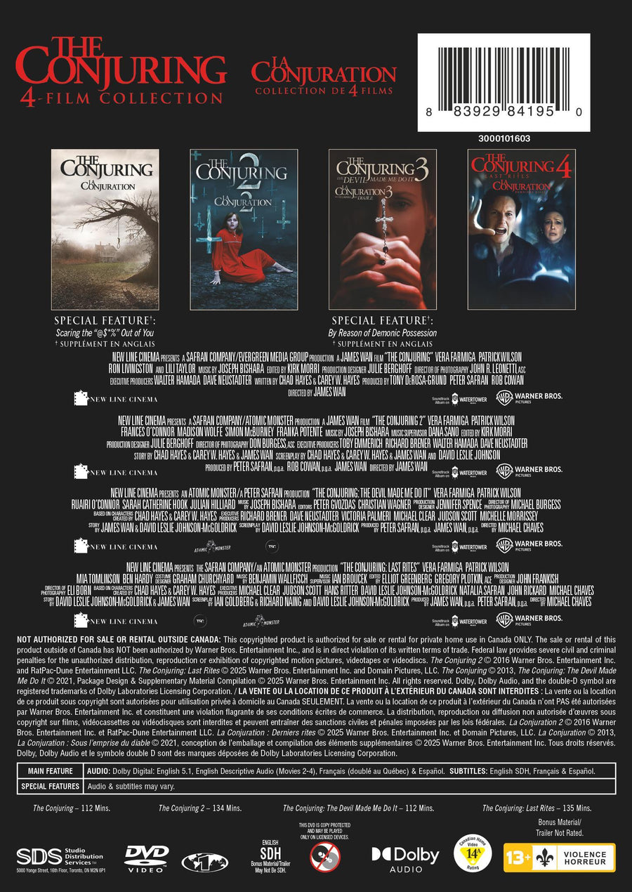 The Conjuring 4-Film Collection [DVD]