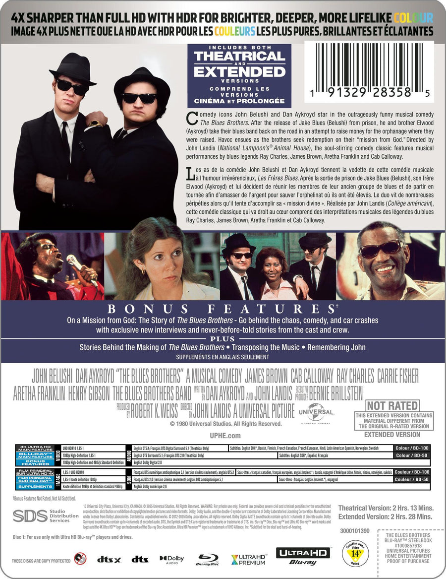 The Blues Brothers - Limited Edition Steelbook [UHD]