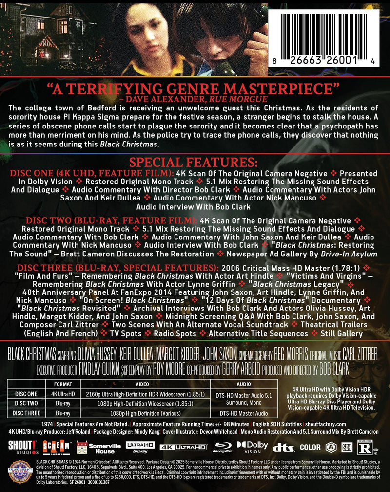 Black Christmas (1974) - Limited Edition Steelbook (Collector's Edition) [UHD]