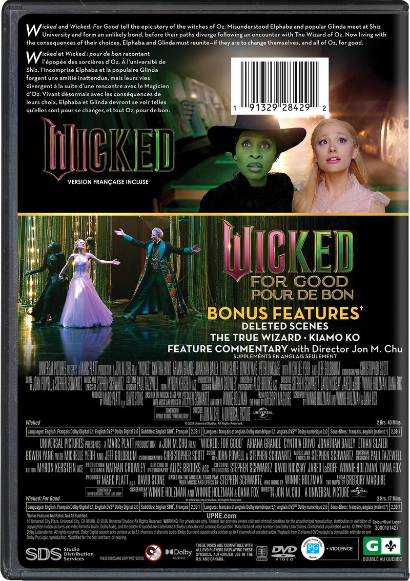 Wicked 2-Film Collection [DVD]