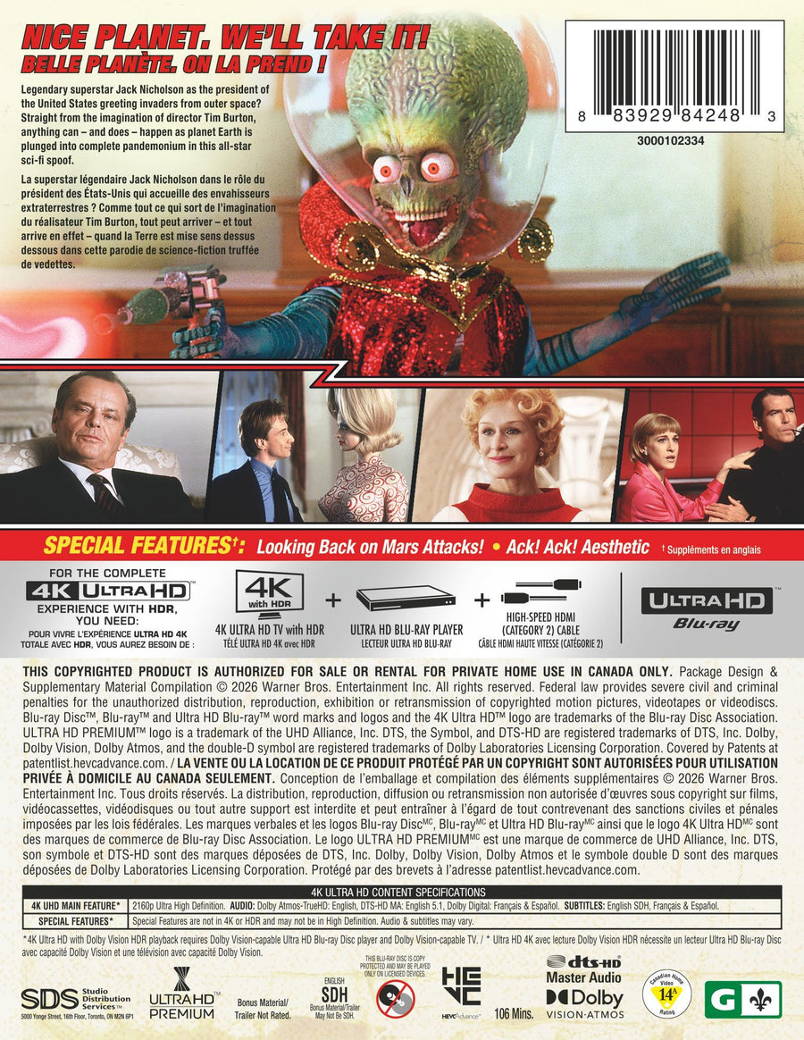 Mars Attacks! - Limited Edition Steelbook [UHD]