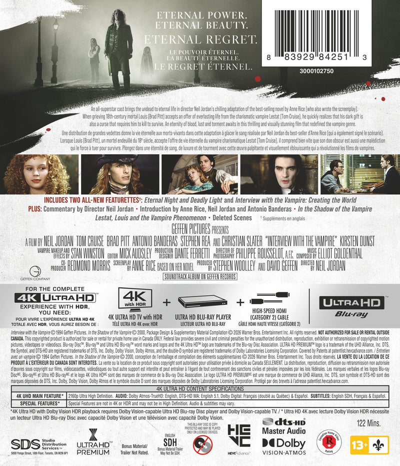Interview With The Vampire [UHD]