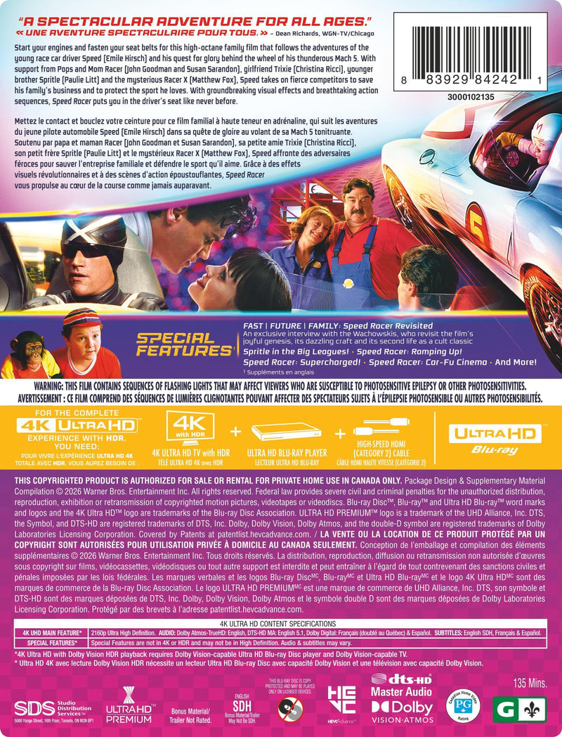 Speed Racer - Limited Edition Steelbook [UHD]