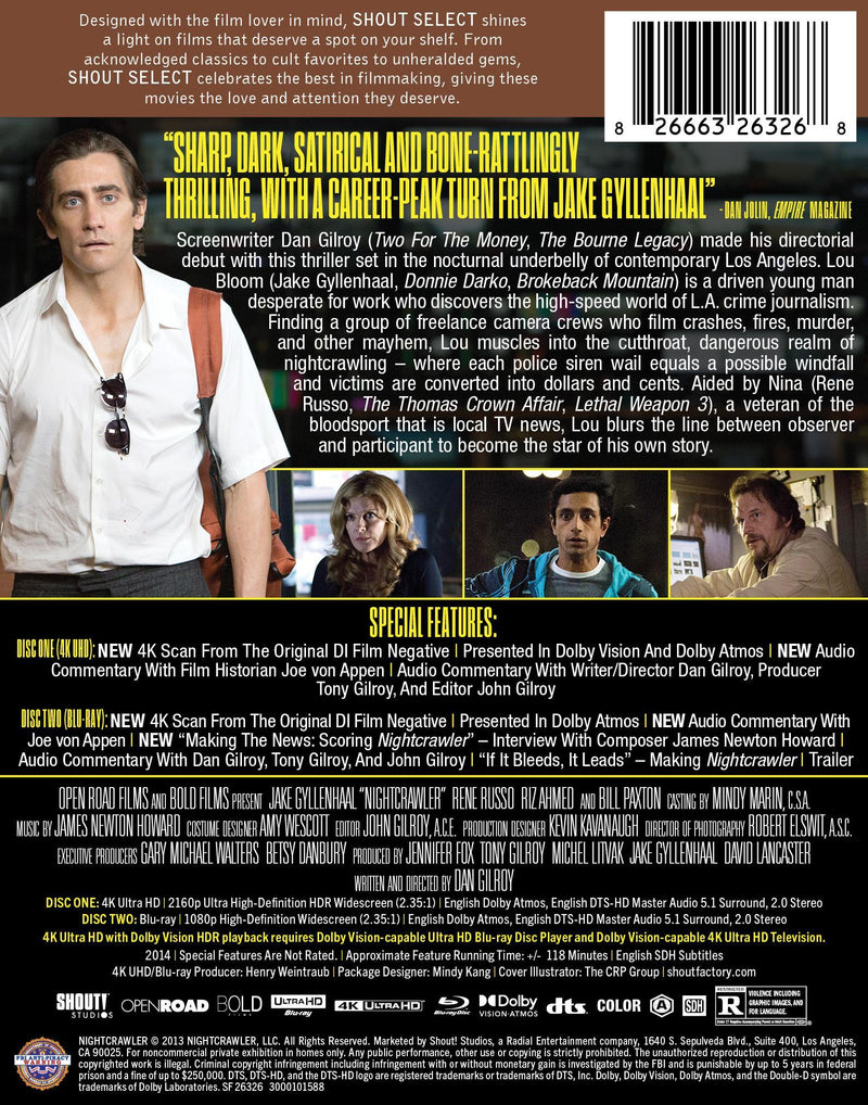 Nightcrawler - Limited Edition Steelbook [UHD]