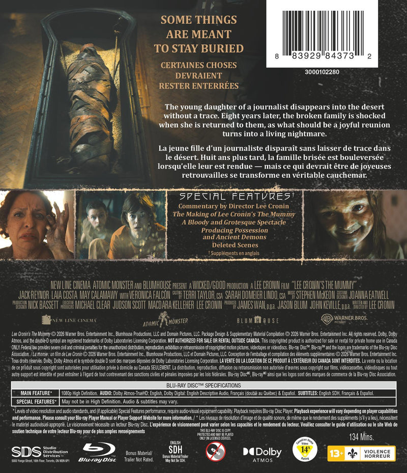 Lee Cronin's The Mummy [Blu-ray]