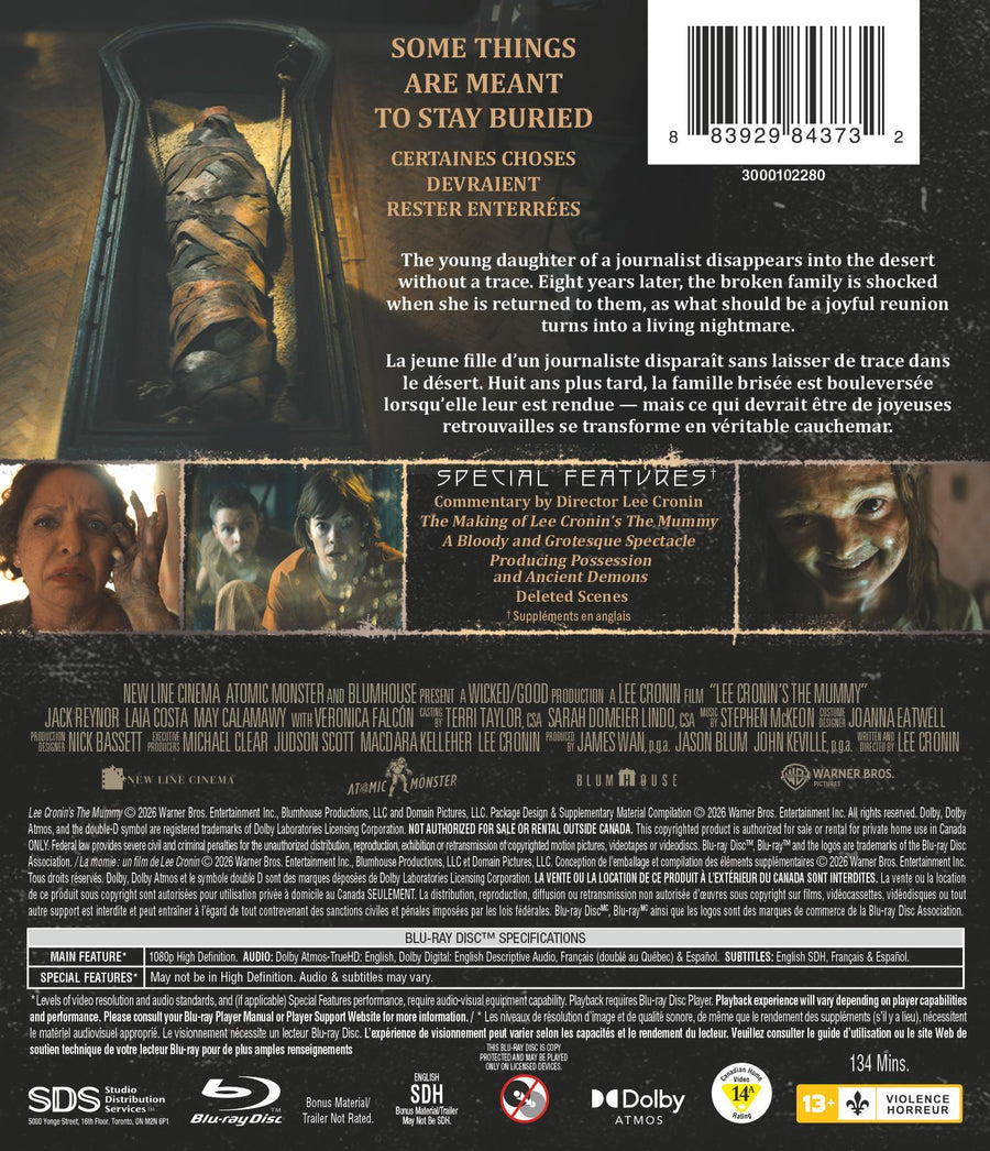 Lee Cronin's The Mummy [Blu-ray]