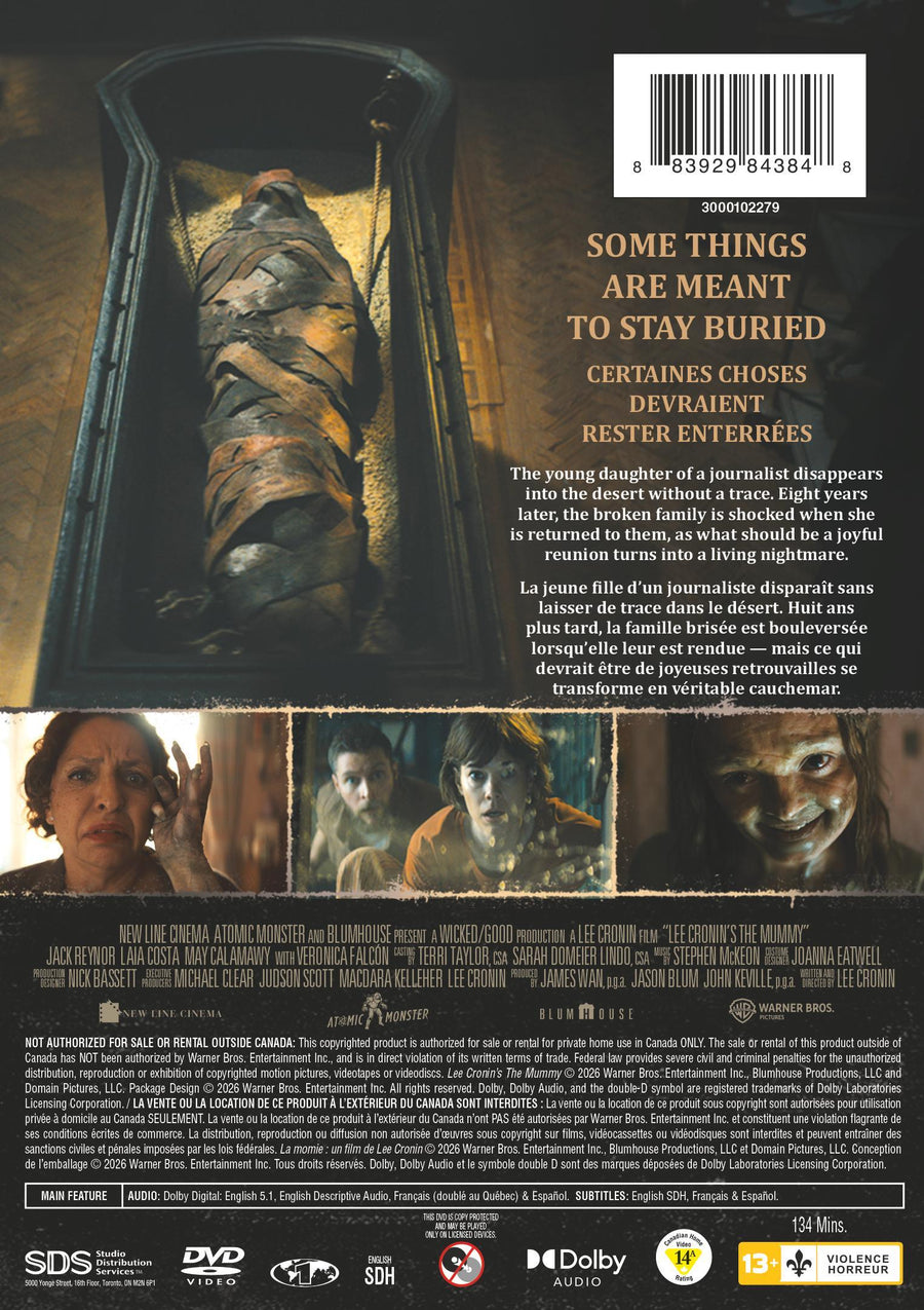 Lee Cronin's The Mummy [DVD]
