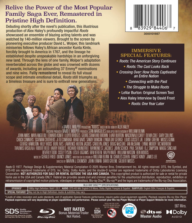 Roots: The Complete Original Series - Repackaged [Blu-ray]