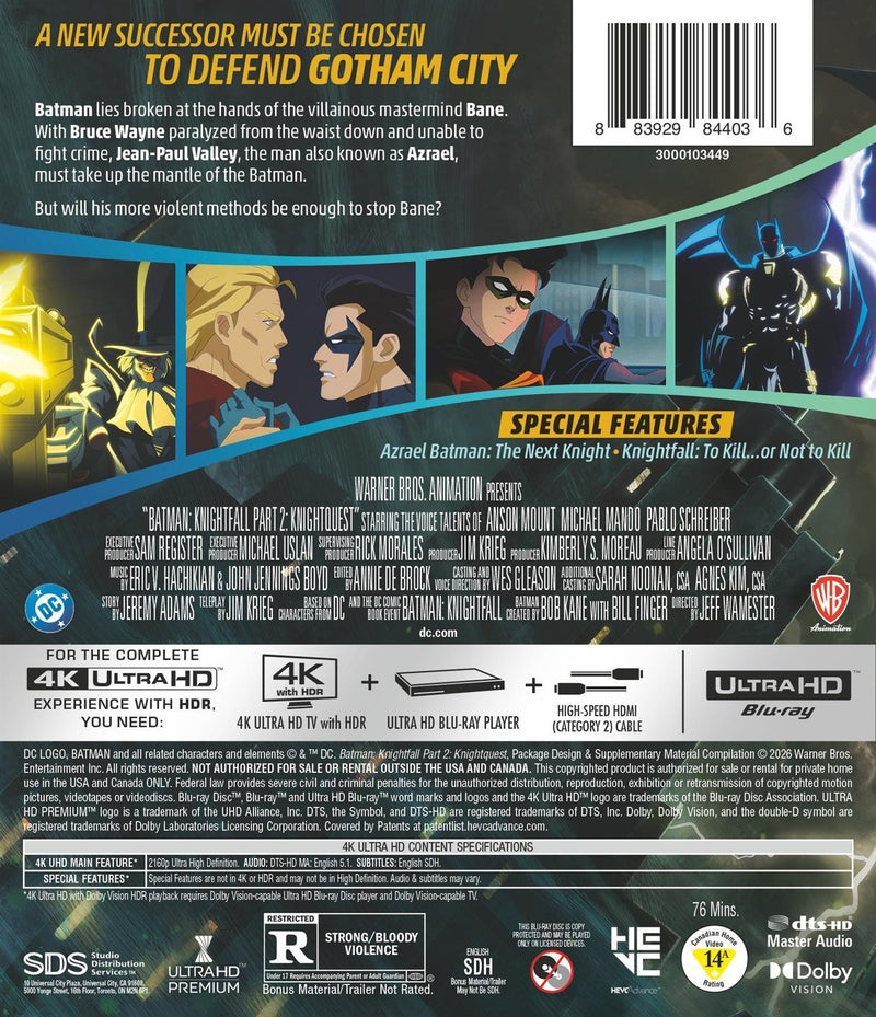 Batman: Knightfall Part 2: Knightquest [UHD]