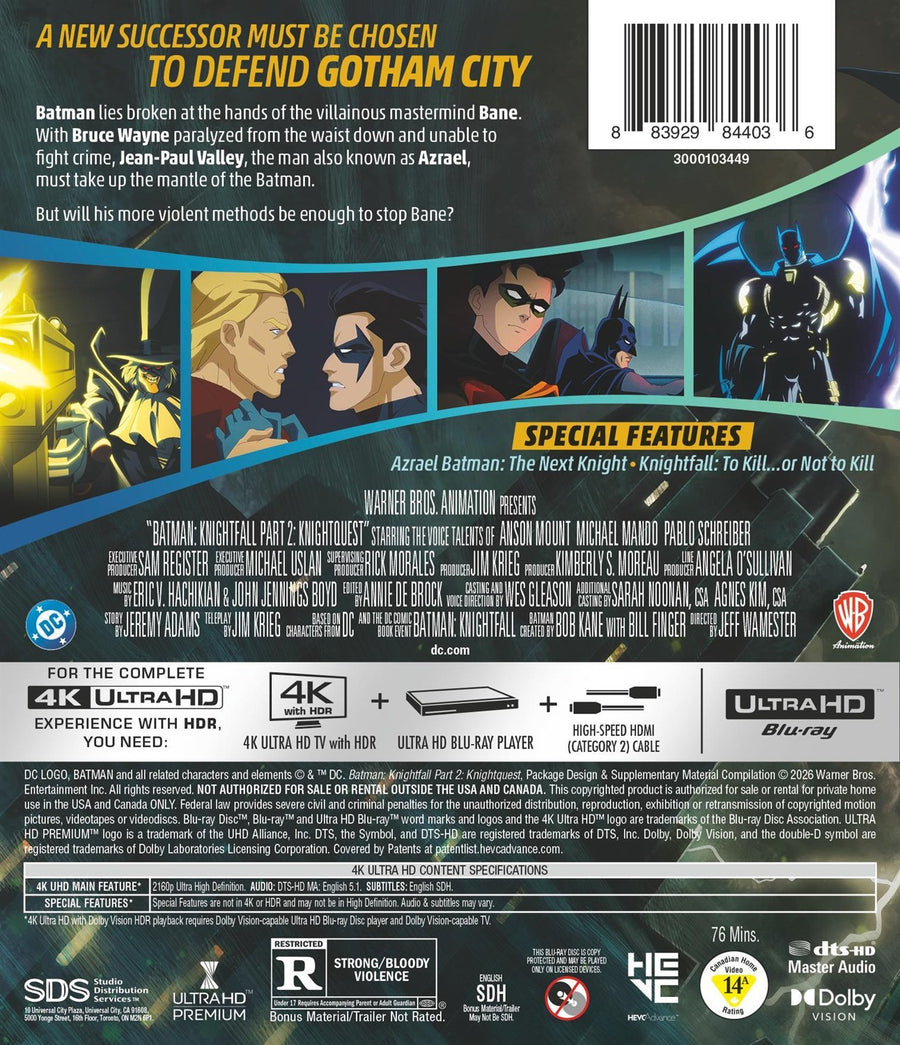 Batman: Knightfall Part 2: Knightquest [UHD]