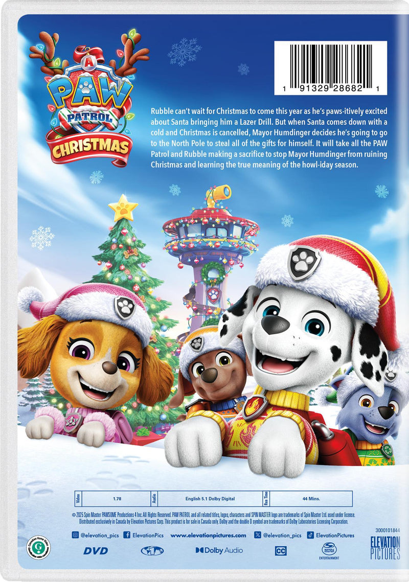 A Paw Patrol Christmas [DVD]