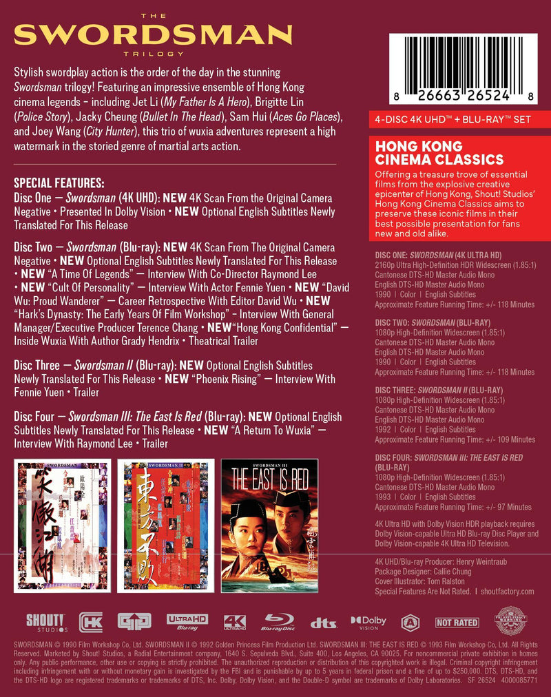 The Swordsman Trilogy [UHD]