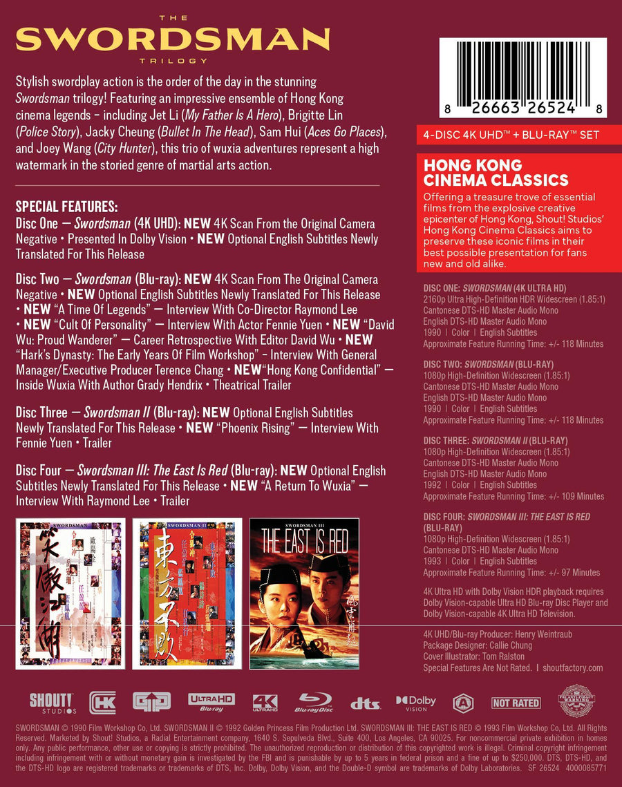 The Swordsman Trilogy [UHD]
