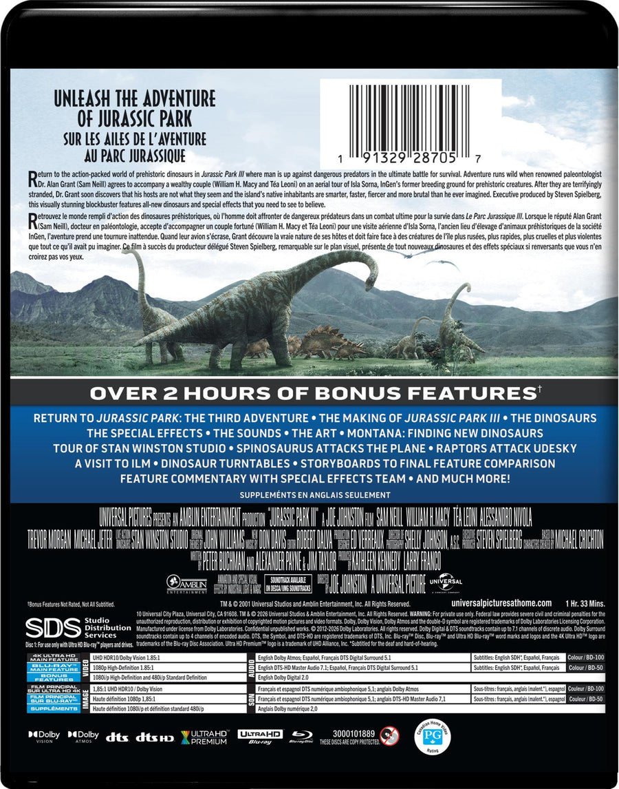 Jurassic Park III  [UHD]