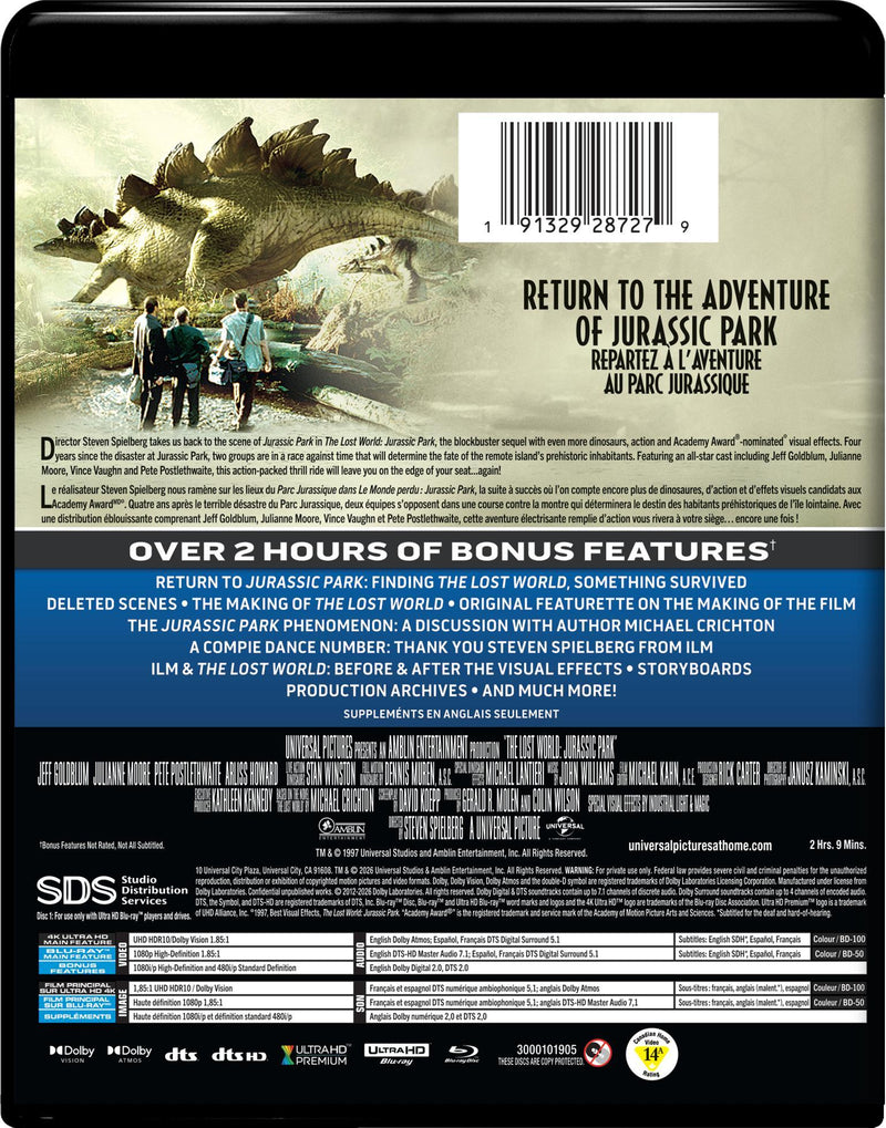 The Lost World: Jurassic Park [UHD]