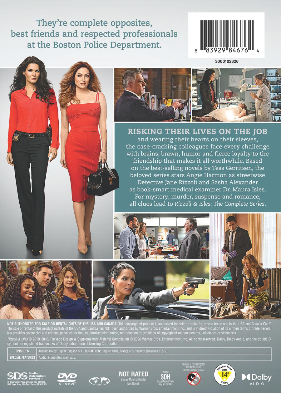 Rizzoli & Isles: The Complete Series [DVD]