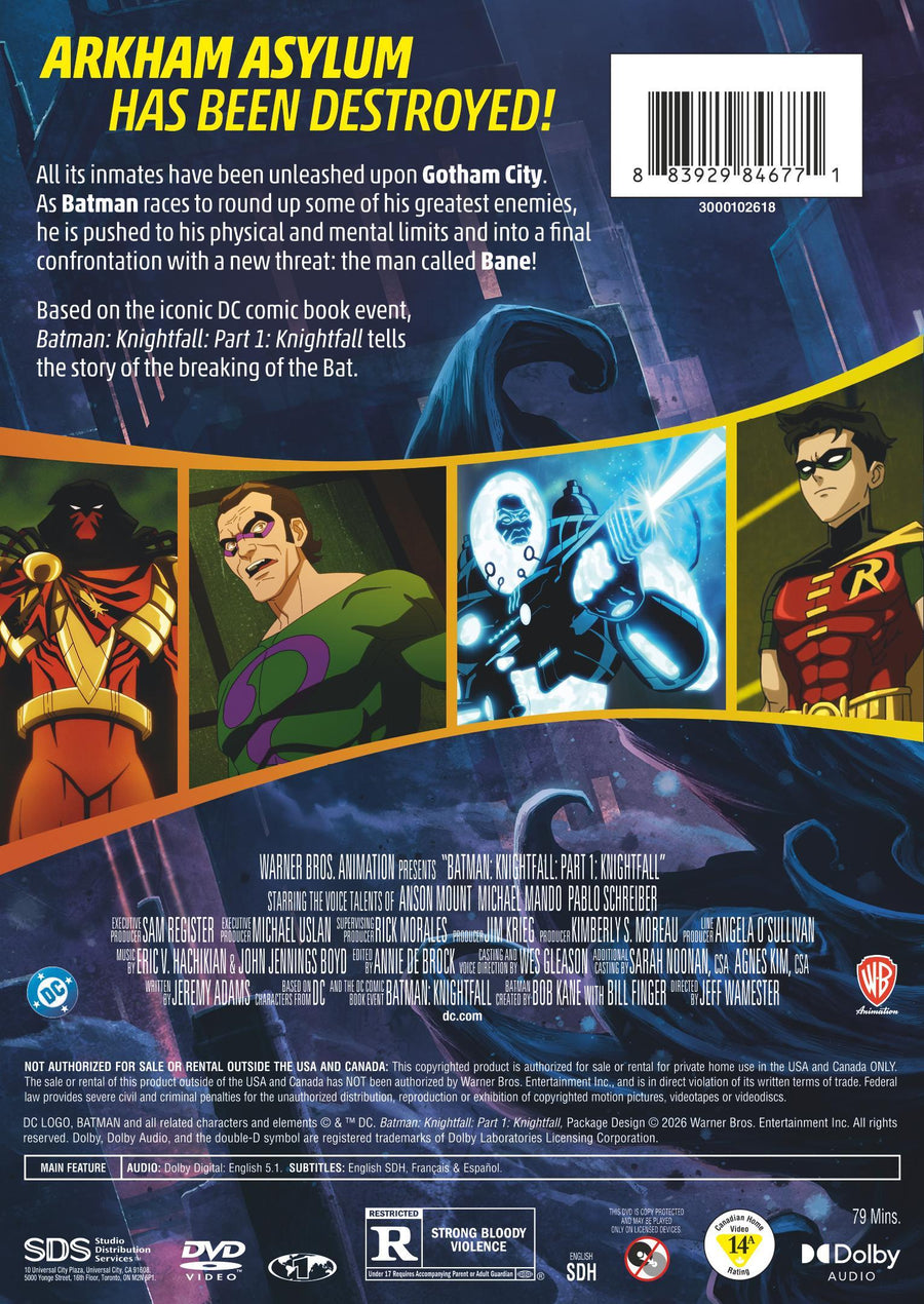 Batman: Knightfall – Part 1: Knightfall [DVD]