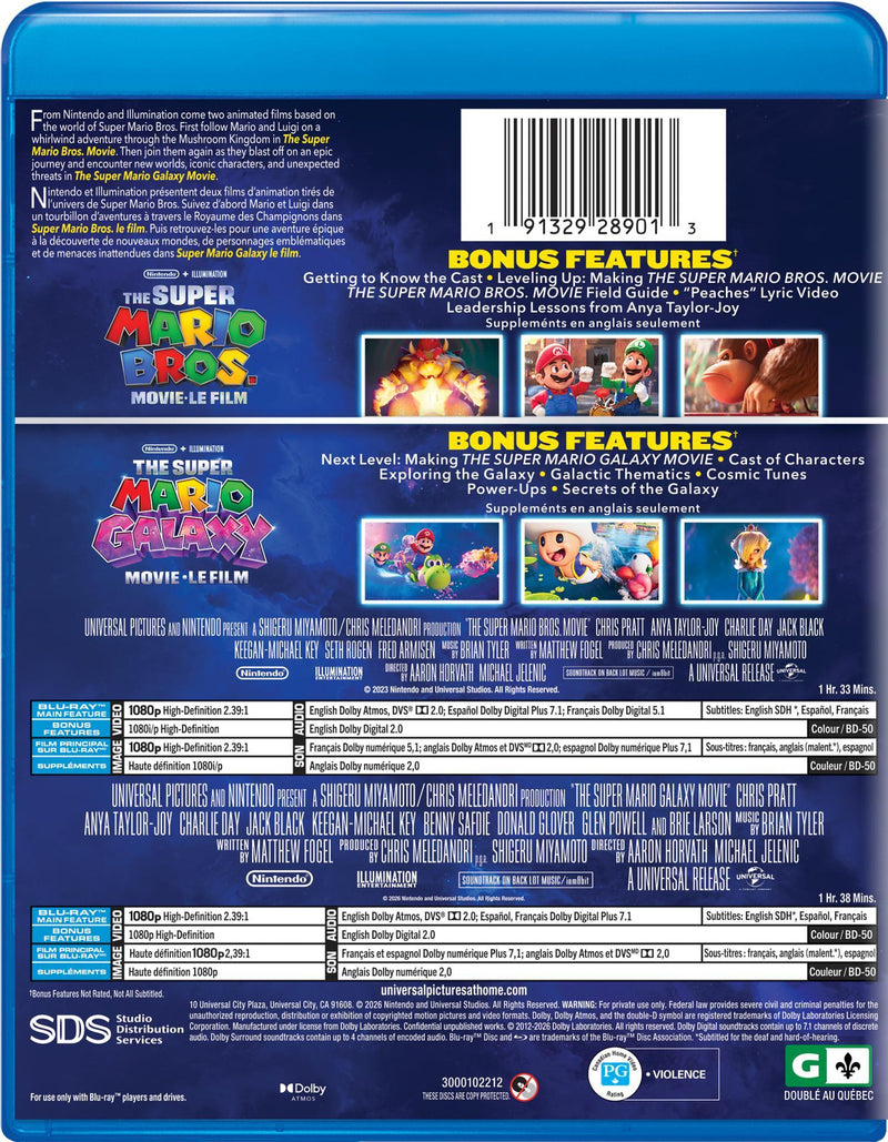 The Super Mario 2-Movie Collection [Blu-ray]