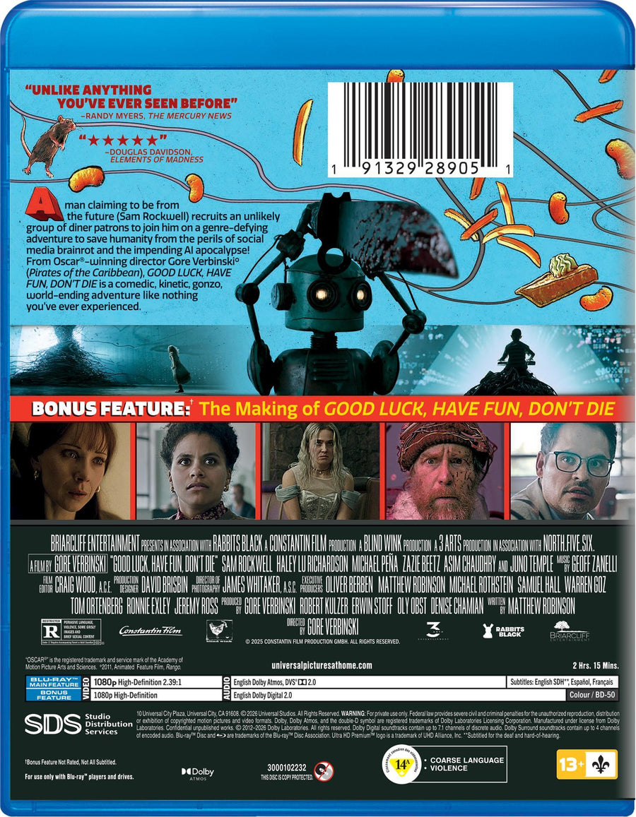 Good Luck, Have Fun, Don't Die  [Blu-ray]